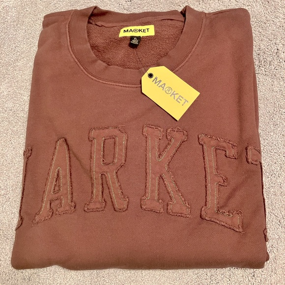 Market formerly Chinatown Market Vintage Wash Sweatshirt Embroidered Logo - Picture 1 of 6